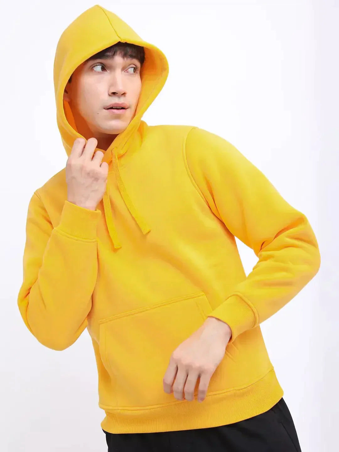 Hoodie For Men and Women Unisex Mustard Yellow Full Sleeves