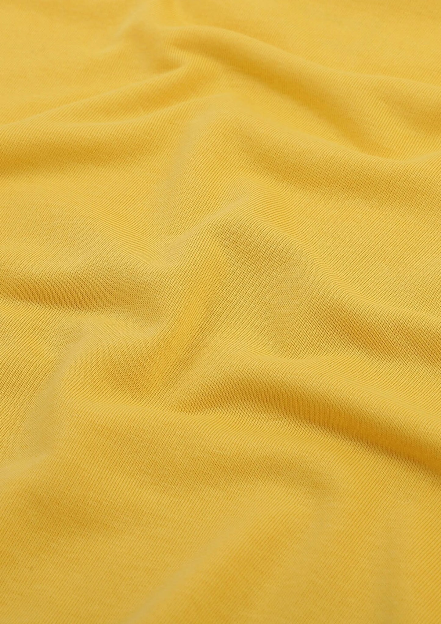 Plain Yellow Color Half Sleeve Round Neck Men's Cotton T-Shirt