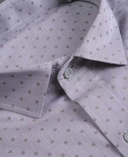 Men's Full Sleeves Mini Dots Shirt Premium Collection Cotton Fabric