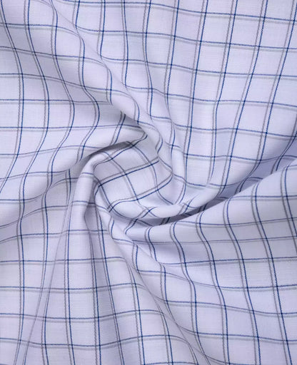 Men's Full Sleeves Mini Checks Shirt Premium Collection Cotton Fabric